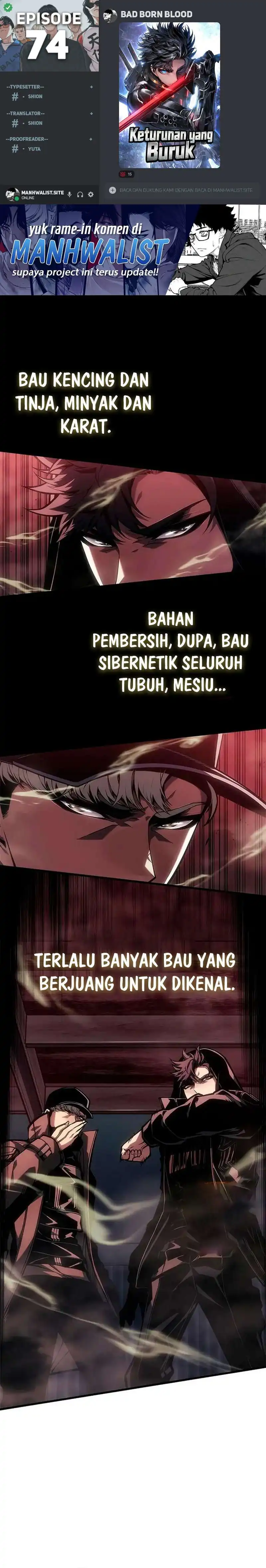 Bad Born Blood Chapter 74 halaman 1