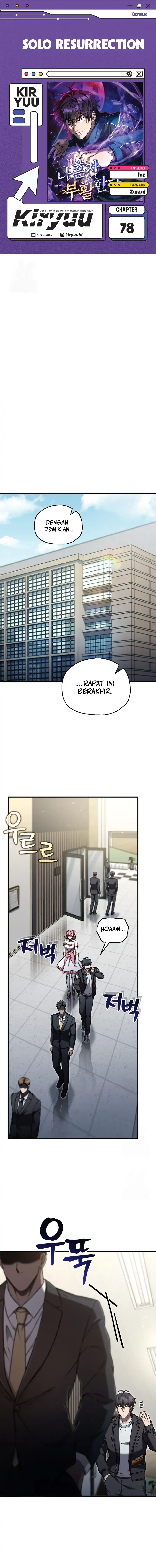 Solo Resurrection Chapter 78 halaman 1