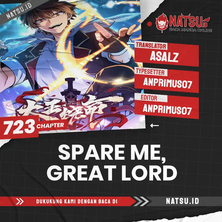 Spare Me, Great Lord! Chapter 723 halaman 1