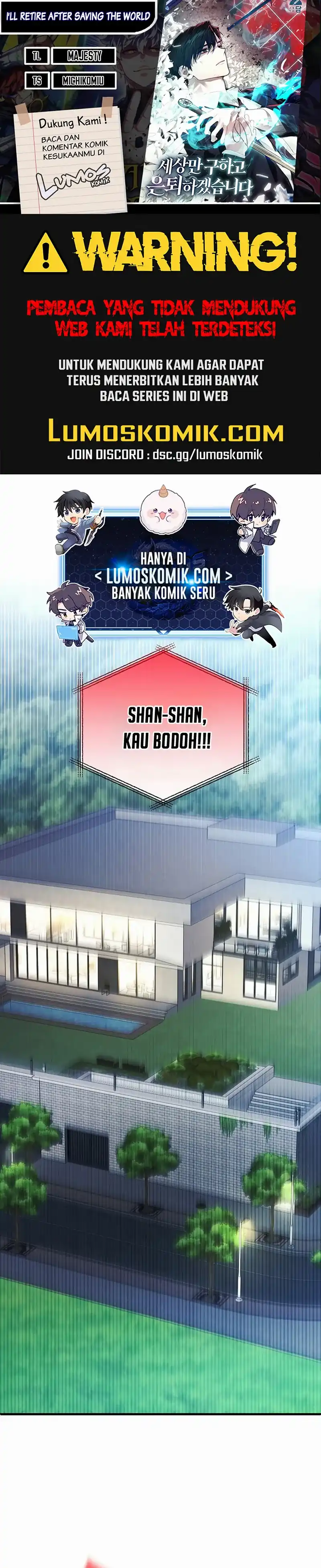 I’ll Retire After Saving the World Chapter 77 halaman 1