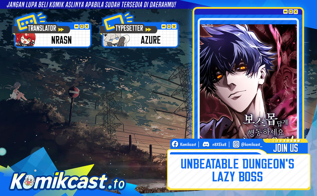The Unbeatable Dungeon’s Lazy Boss Monster Chapter 107 halaman 1