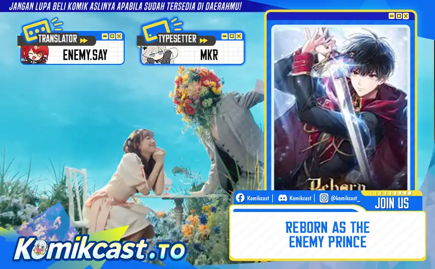 Reborn as the Enemy Prince Chapter 110 halaman 1