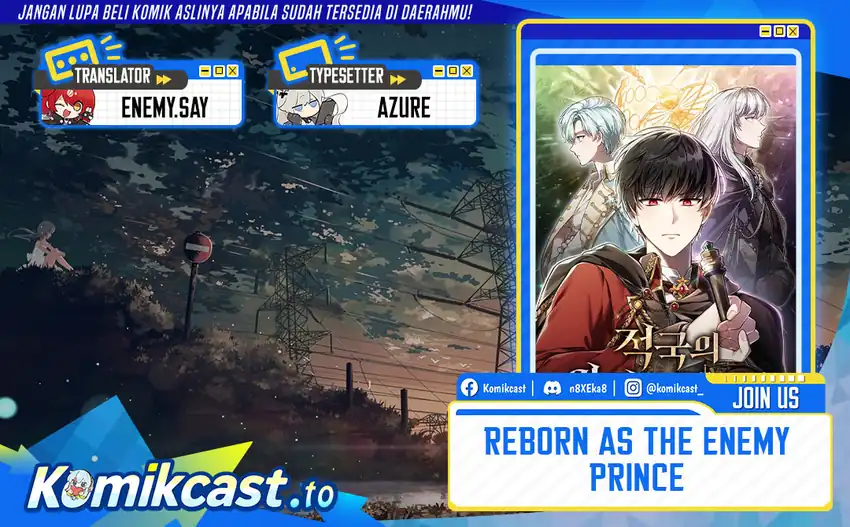 Reborn as the Enemy Prince Chapter 91 halaman 1