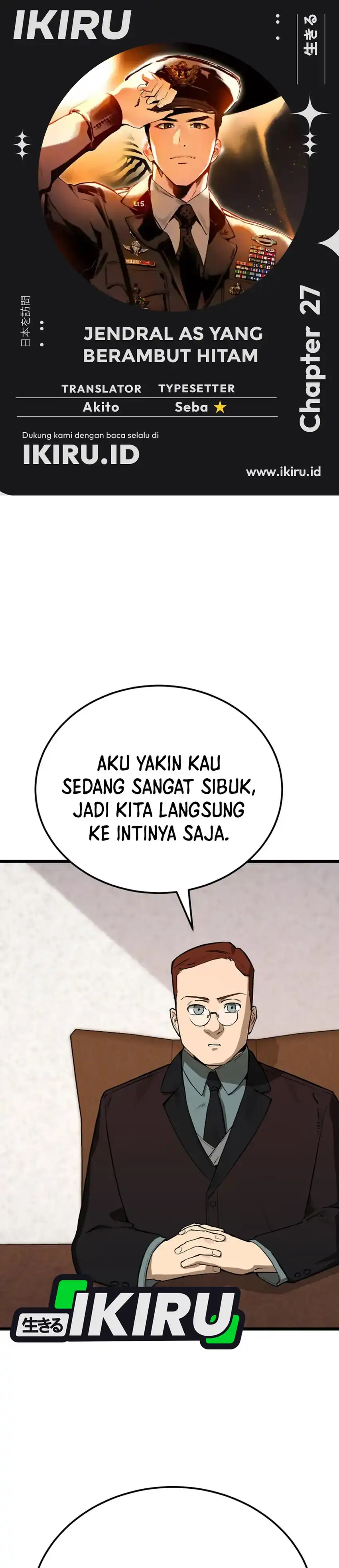 Black-Haired US Army General Chapter 27 halaman 1