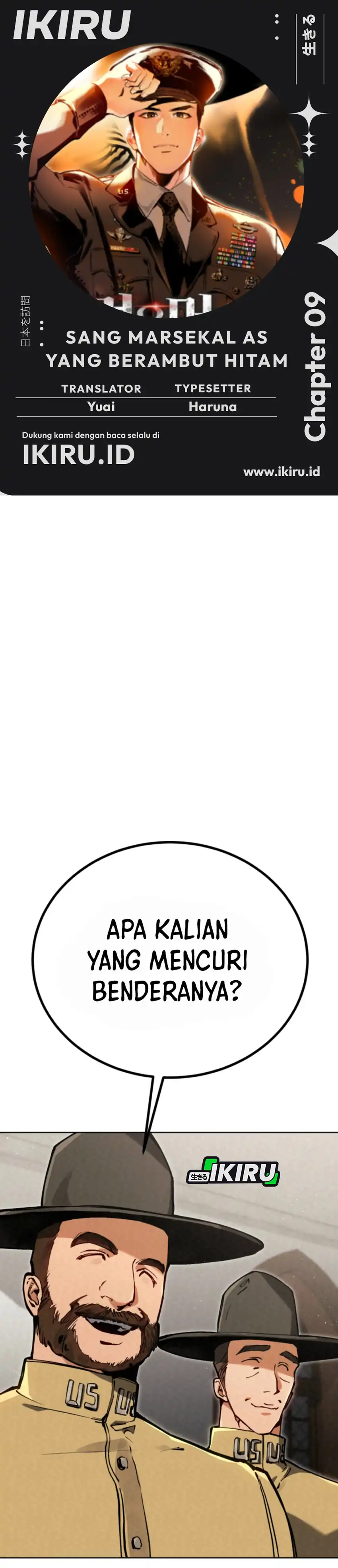 Black-Haired US Army General Chapter 9 halaman 1