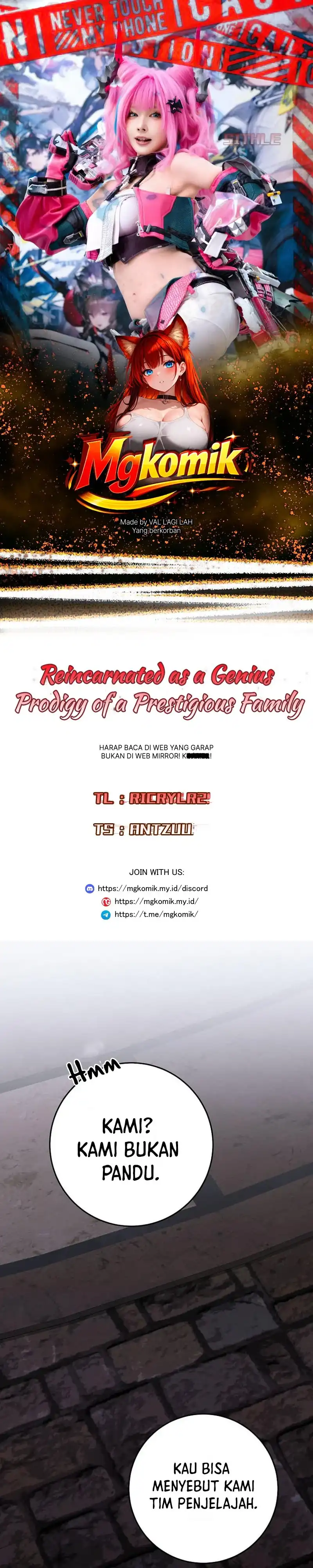 Reincarnated as a Genius Prodigy of a Prestigious Family Chapter 95 halaman 1