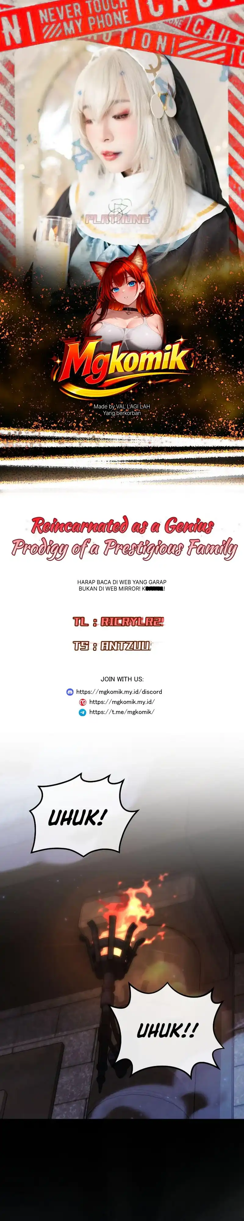 Reincarnated as a Genius Prodigy of a Prestigious Family Chapter 96 halaman 1