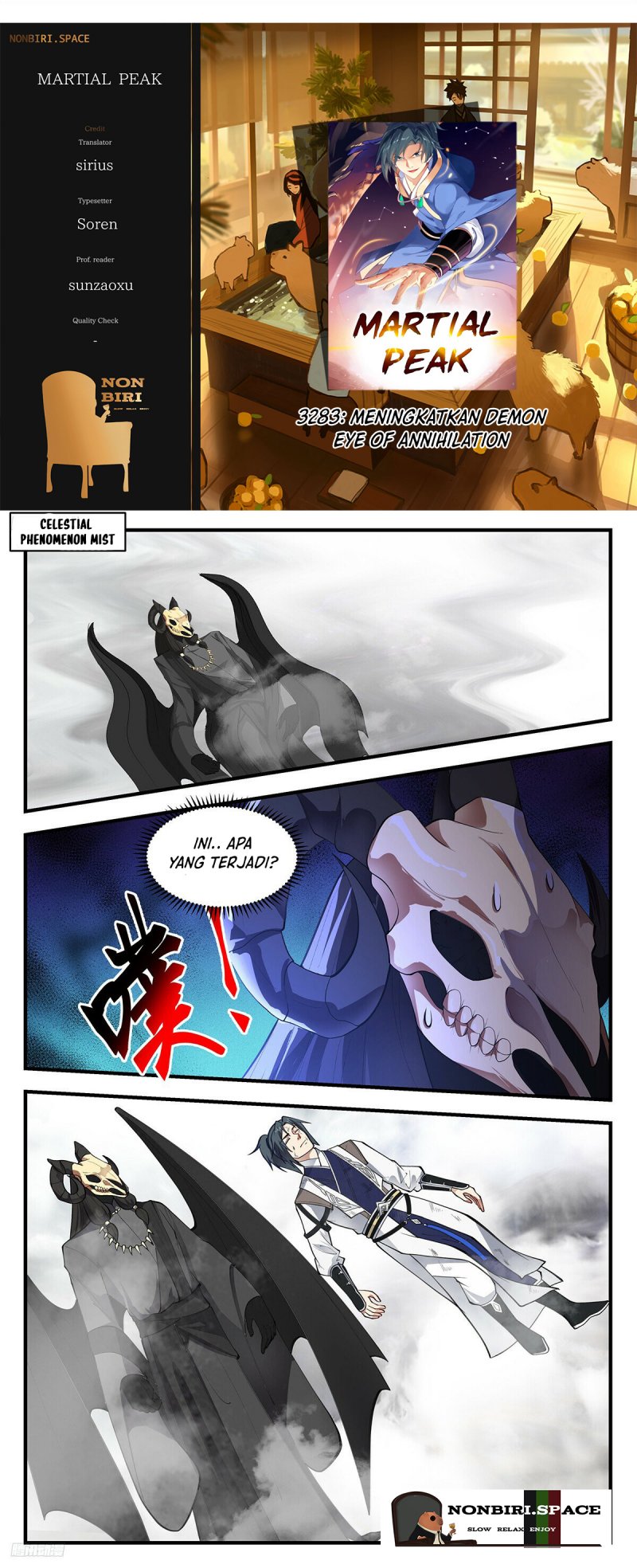 Martial Peak Chapter 3283 halaman 1