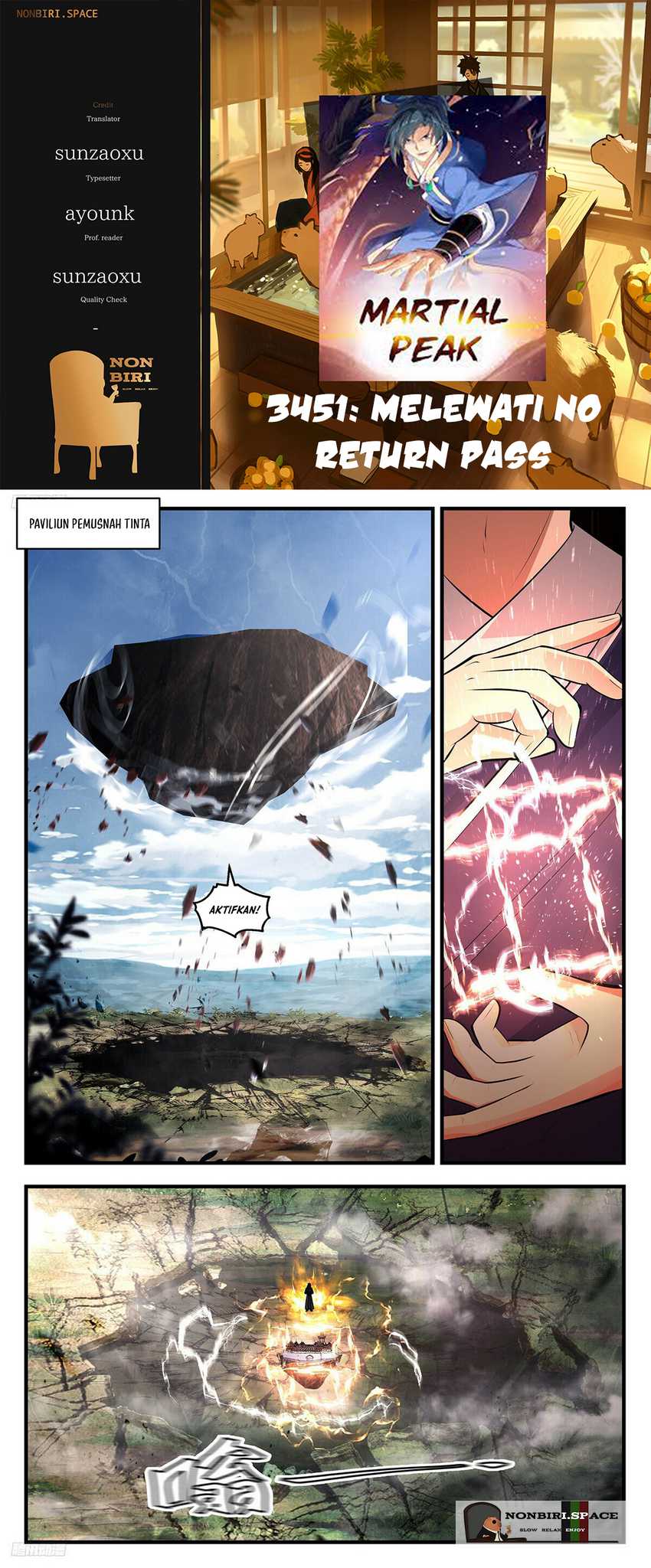 Martial Peak Chapter 3451 halaman 1