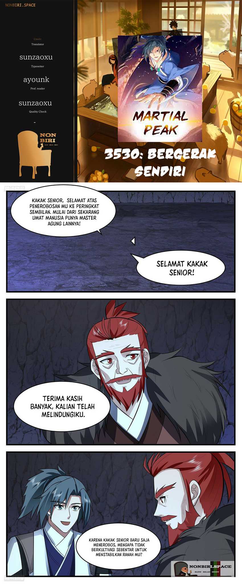 Martial Peak Chapter 3530 halaman 1