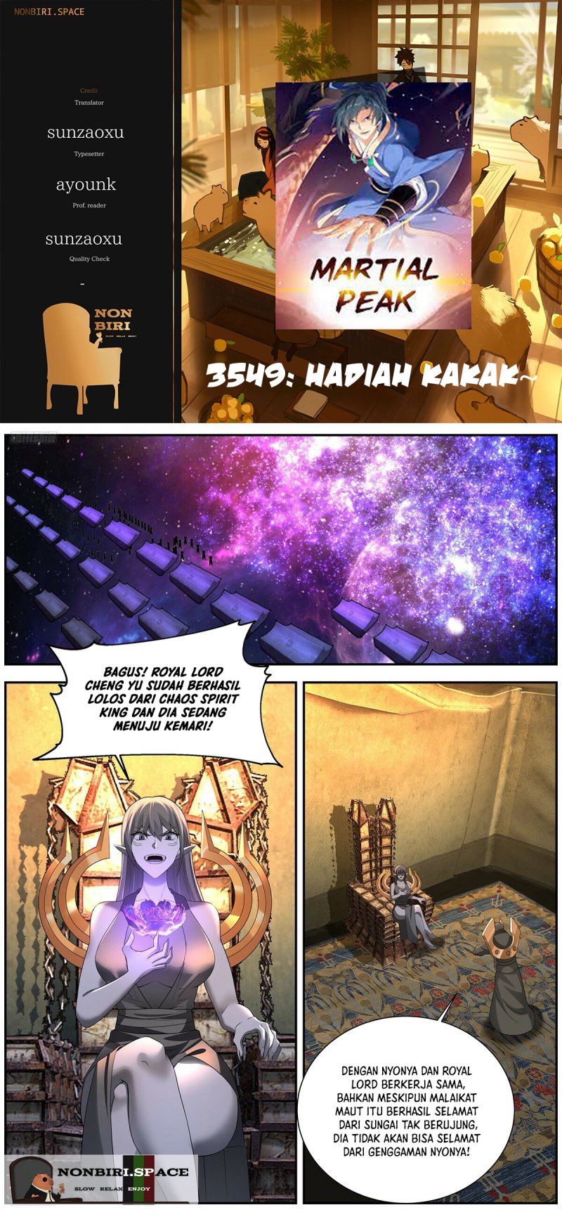 Martial Peak Chapter 3549 halaman 1