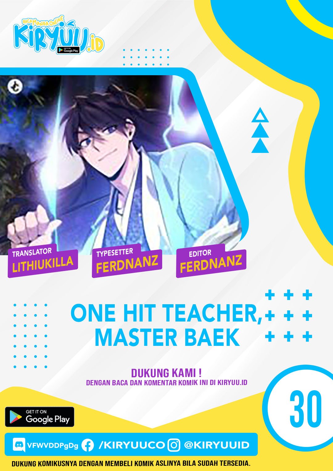 Baca Number One Star Instructor Master Baek Chapter 30 terbaru bahasa indon...