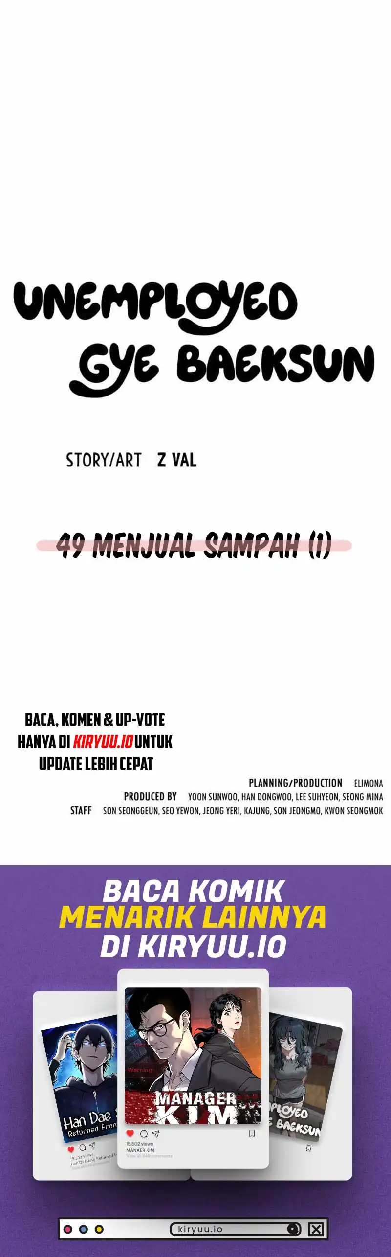 Unemployed Gye Baek Soon Chapter 49 halaman 43