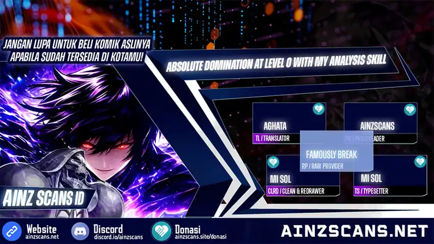 Absolute Domination at Level 0 with My Analysis Skill Chapter 36 halaman 1