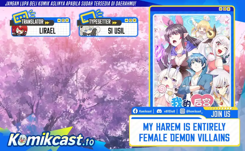 My Harem Is Entirely Female Demon Villains Chapter 72 halaman 1