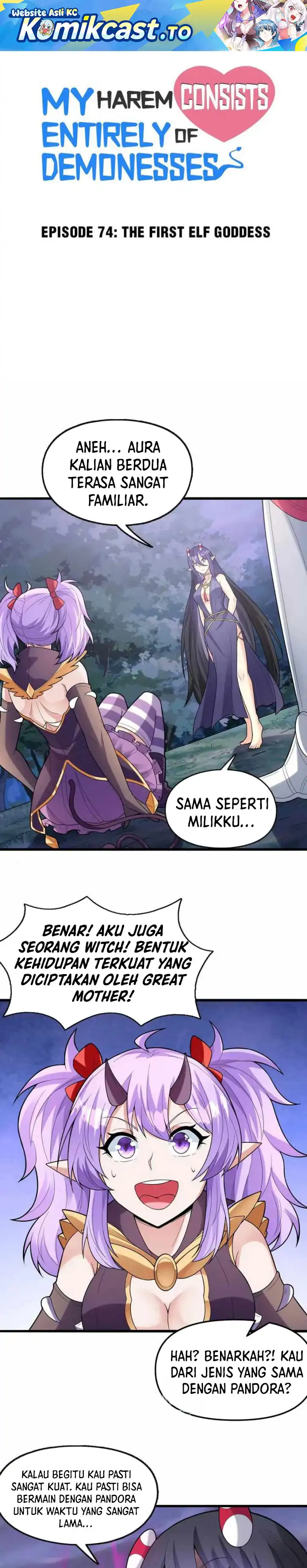 My Harem Is Entirely Female Demon Villains Chapter 74 halaman 2