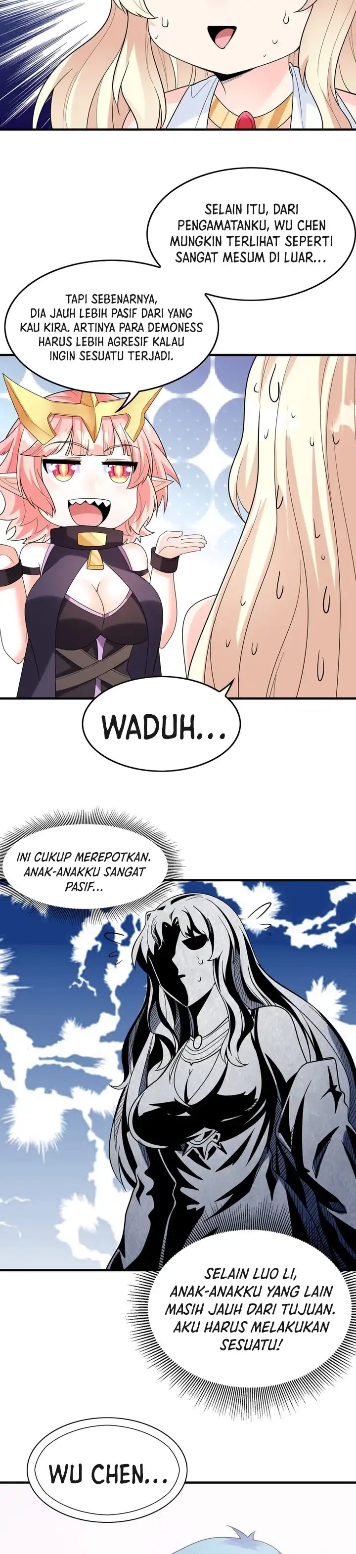 My Harem Is Entirely Female Demon Villains Chapter 83 halaman 9