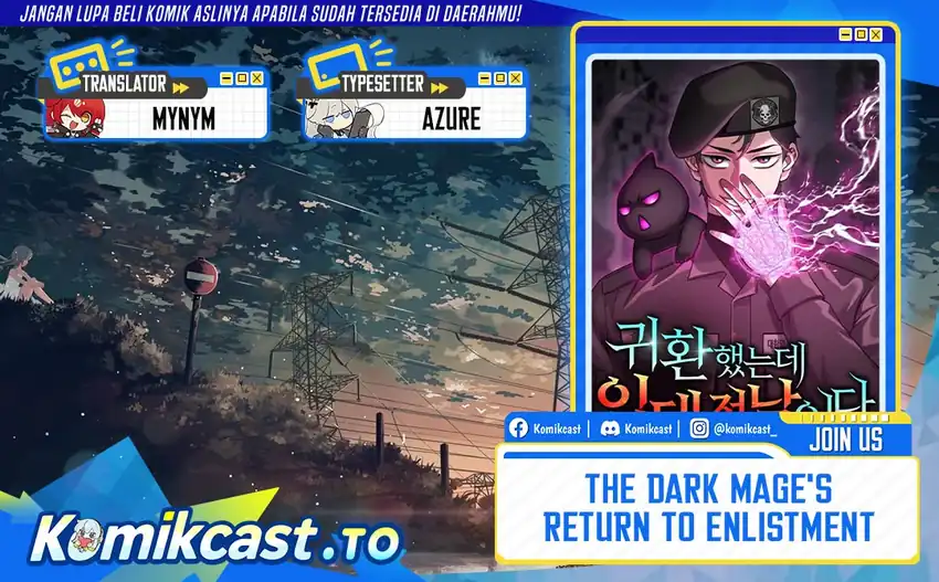 The Dark Mage’s Return to Enlistment Chapter 84 halaman 1