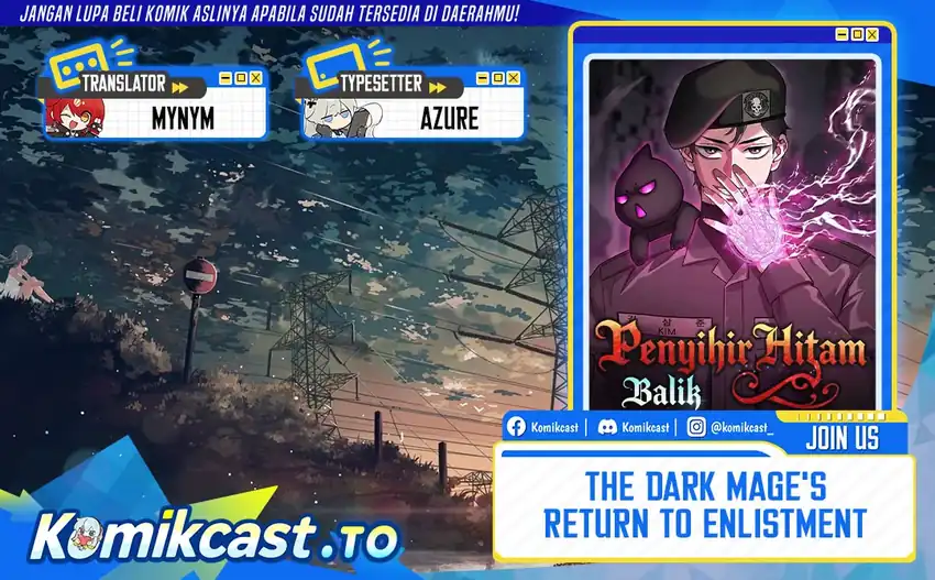 The Dark Mage’s Return to Enlistment Chapter 92 halaman 1