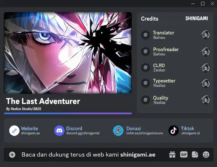 The Last Adventurer Chapter 114 halaman 1