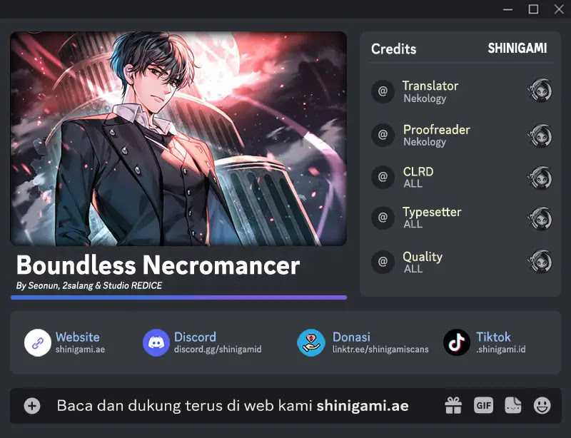 Boundless Necromancer Chapter 77 halaman 1