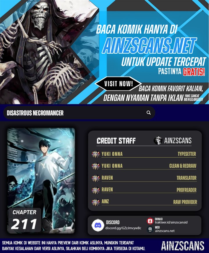 Disastrous Necromancer Chapter 211 halaman 1