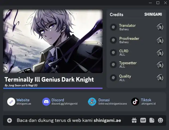 Terminally-Ill Genius Dark Knight Chapter 129 halaman 1