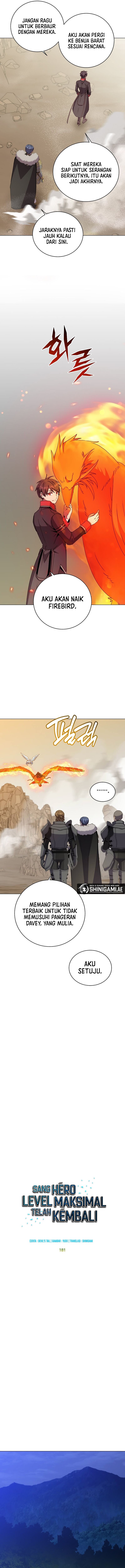 The MAX leveled hero will return! Chapter 181 halaman 3