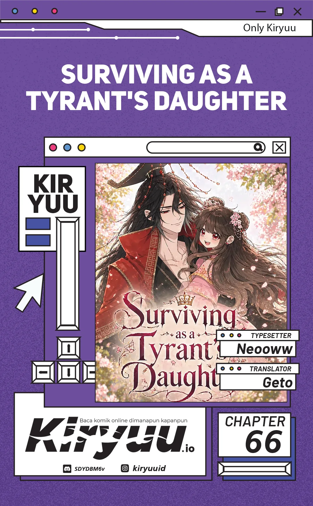 Surviving as a Tyrant’s Daughter Chapter 66 halaman 1