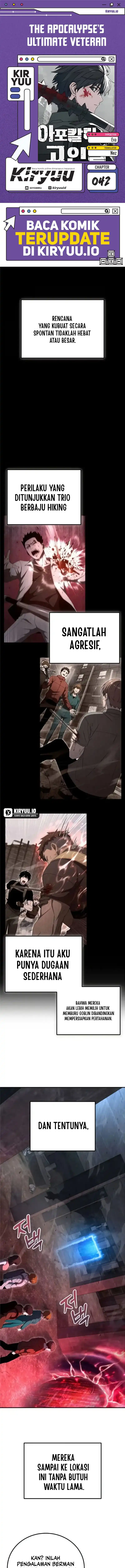 The Apocalypse’s Ultimate Veteran Chapter 42 halaman 1