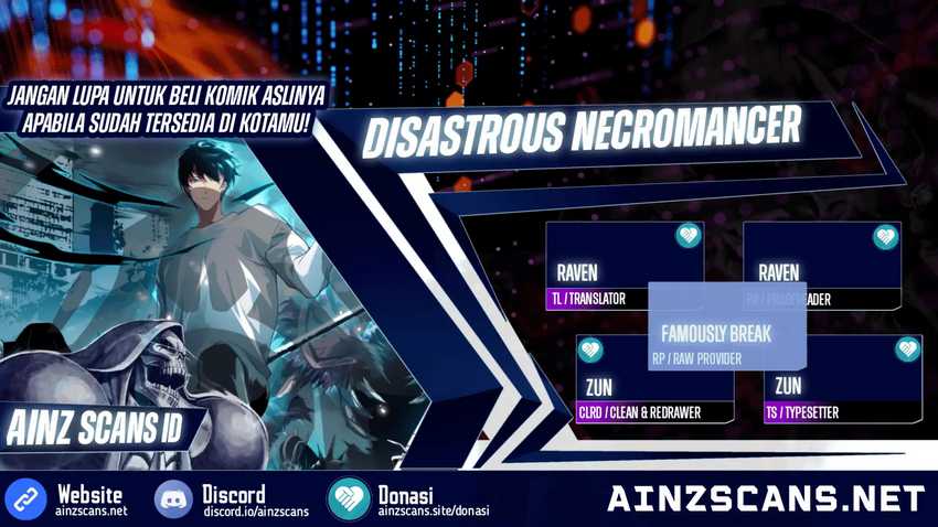 Disastrous Necromancer Chapter 125 halaman 1