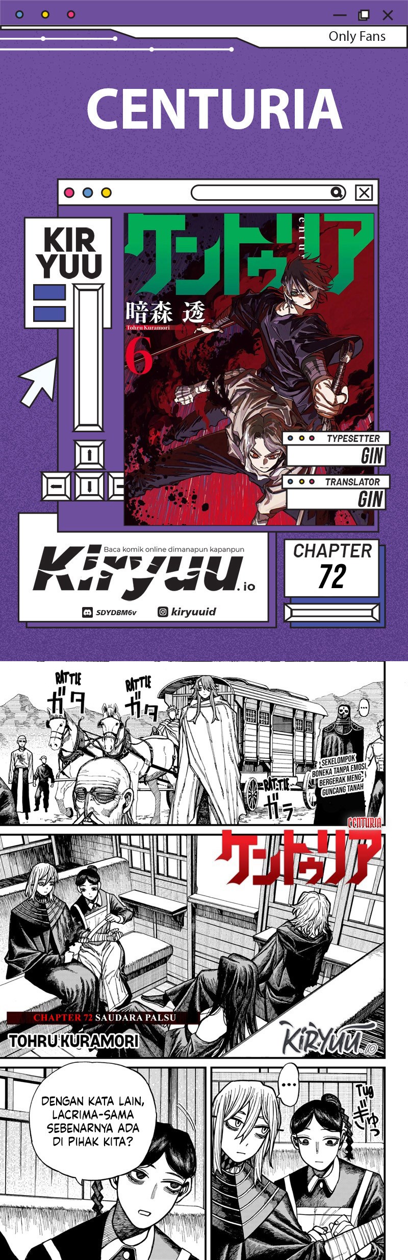 Centuria Chapter 72 halaman 1