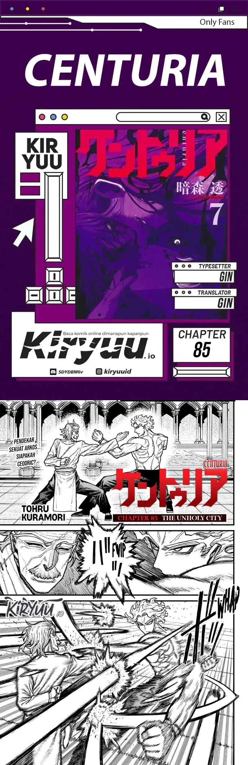 Centuria Chapter 85 halaman 1