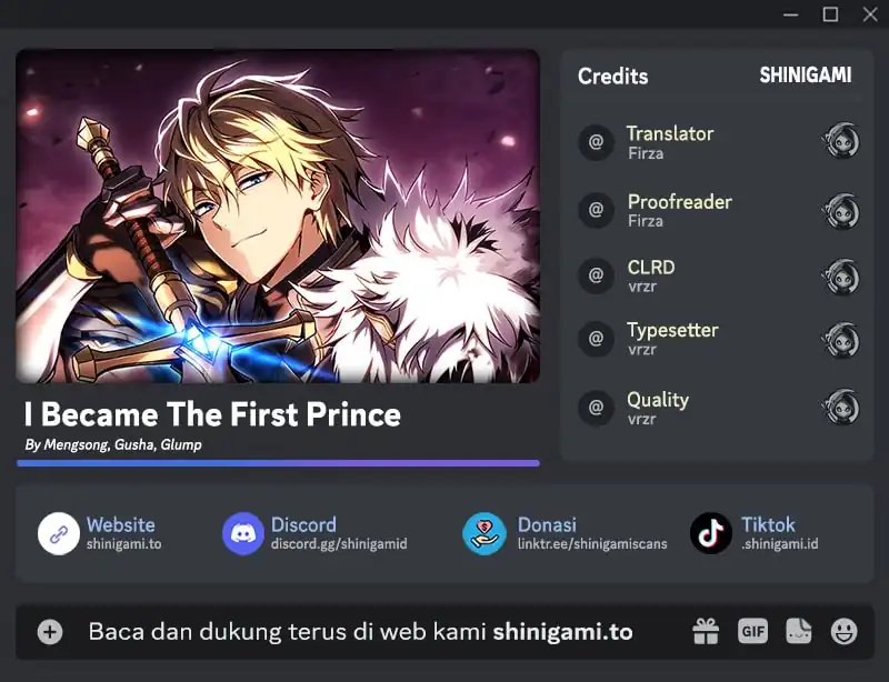 I Became The First Prince Chapter 21 halaman 1