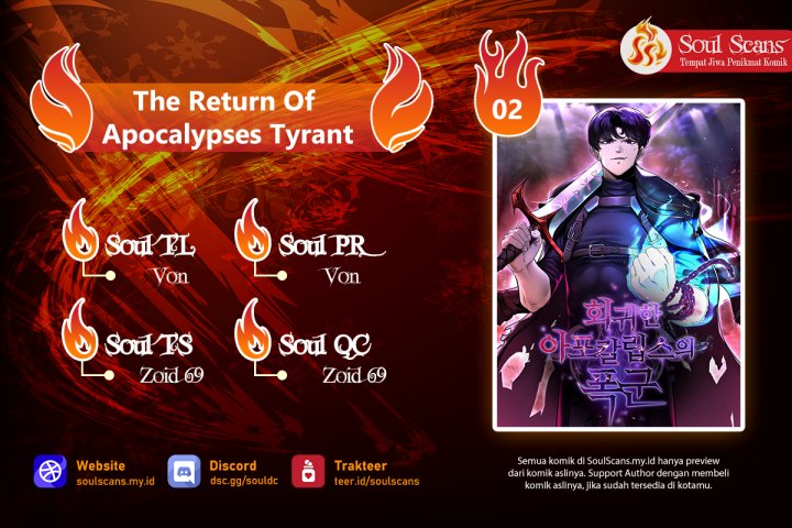 The Return Of Apocalypses Tyrant Chapter 2 halaman 1