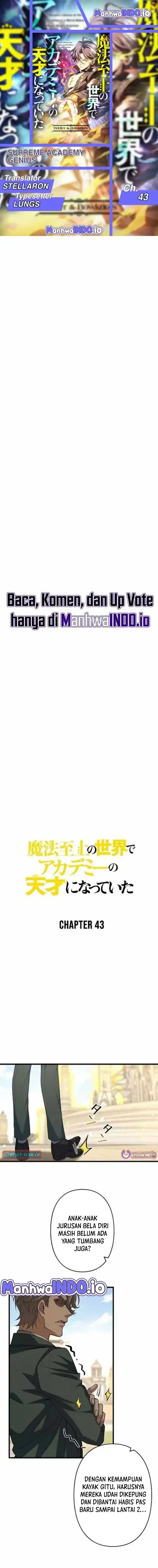 Supreme Academy Genius Chapter 43 halaman 1