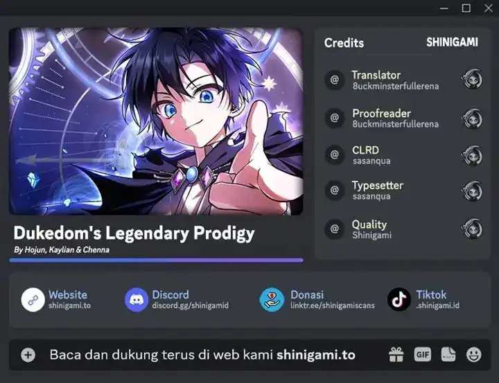 Dukedom’s Legendary Prodigy Chapter 36 halaman 1