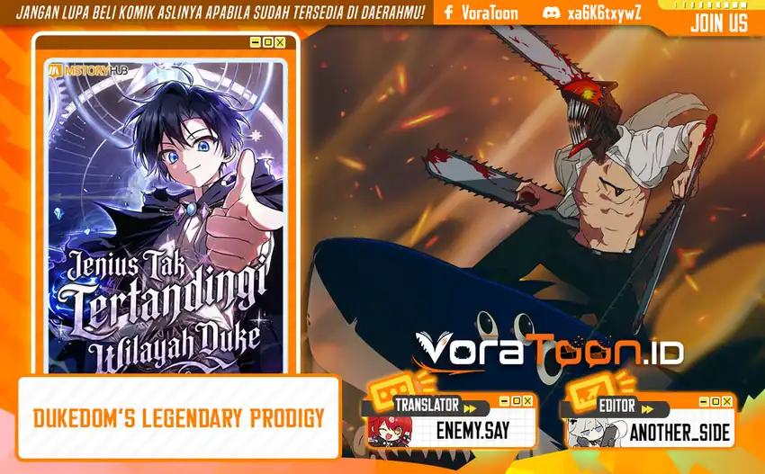 Dukedom’s Legendary Prodigy Chapter 62 halaman 1