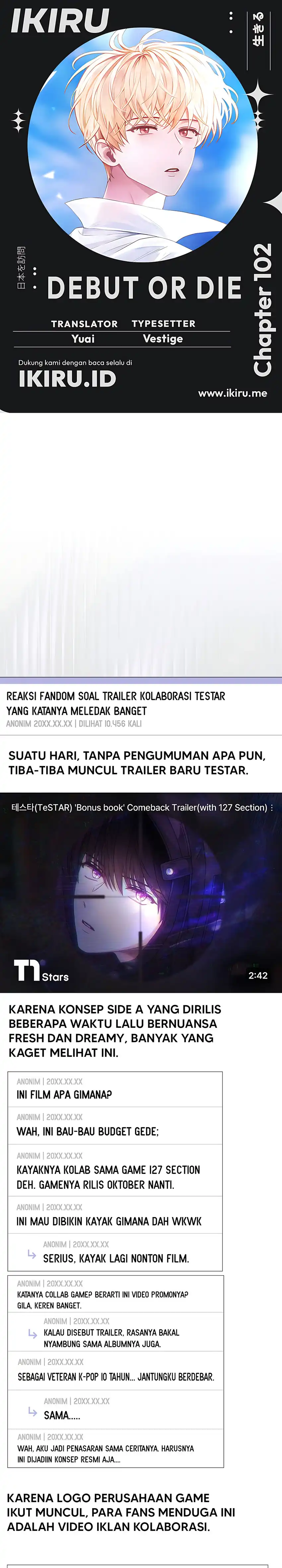 Debut or Die! Chapter 102 halaman 1