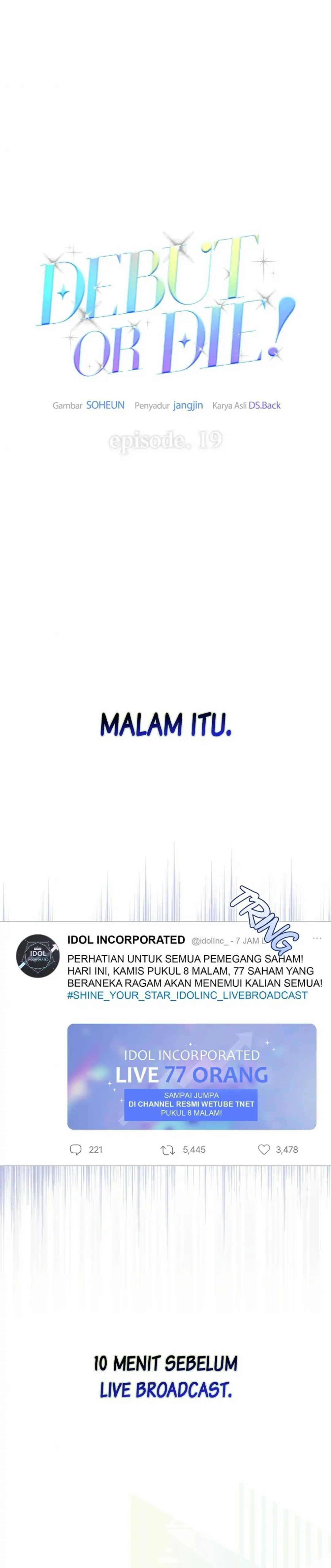Debut or Die! Chapter 19 halaman 12
