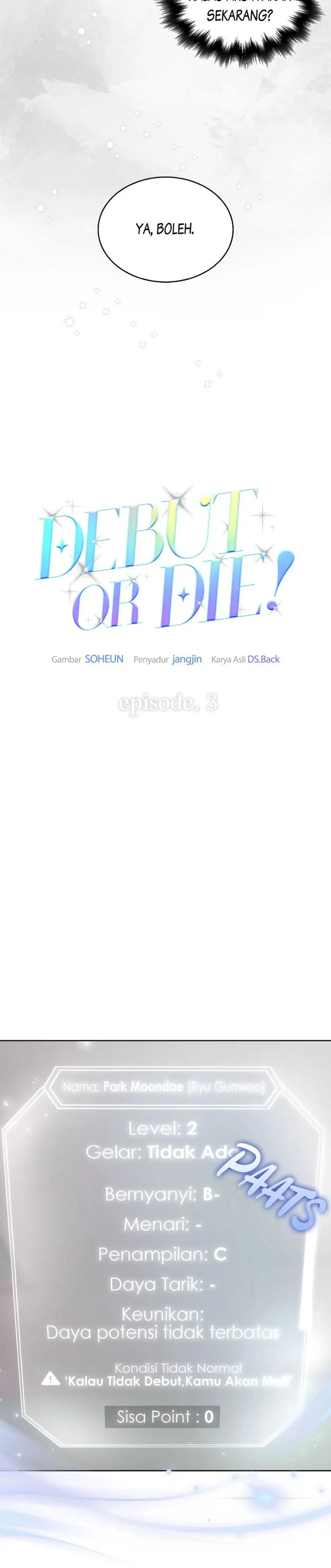 Debut or Die! Chapter 3 halaman 8