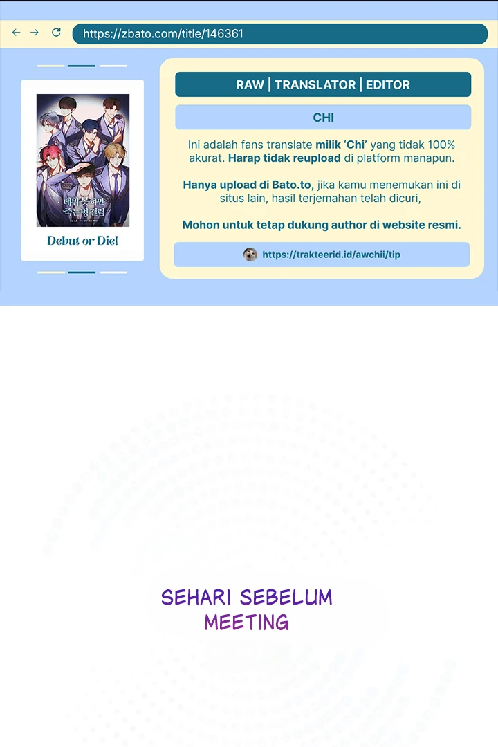 Debut or Die! Chapter 67 halaman 1