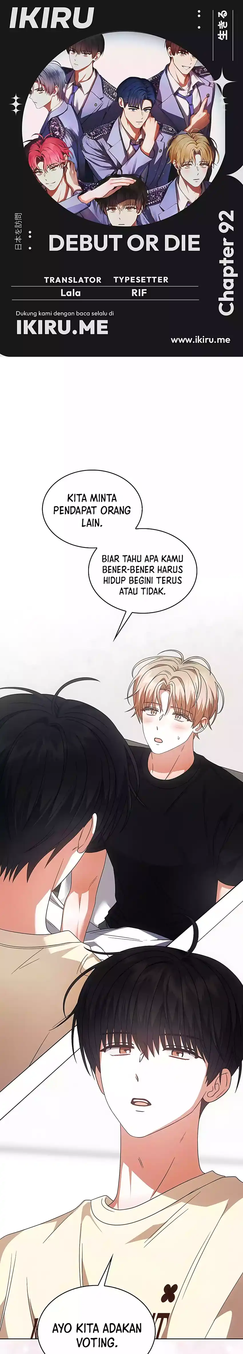 Debut or Die! Chapter 92 halaman 1