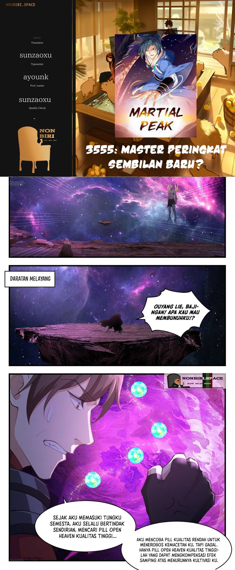 Martial Peak Chapter 3555 halaman 1