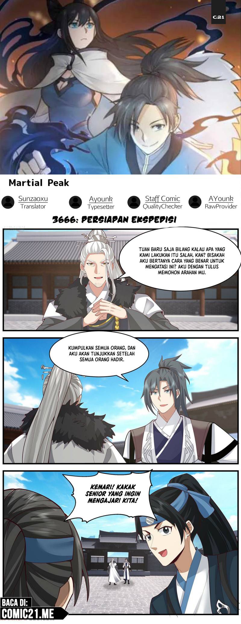 Martial Peak Chapter 3666 halaman 1