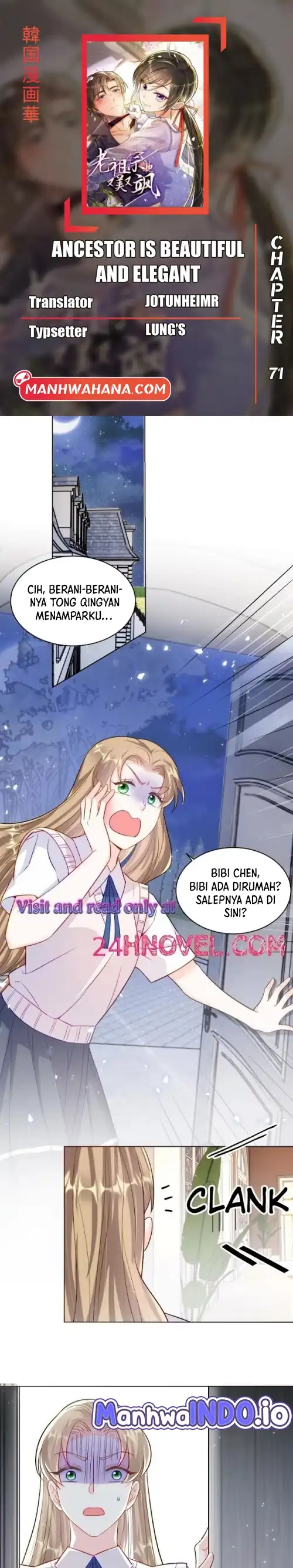 Ancestor is beautiful and elegant Chapter 71 halaman 1