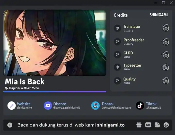 Mia Has Returned Chapter 19 halaman 1
