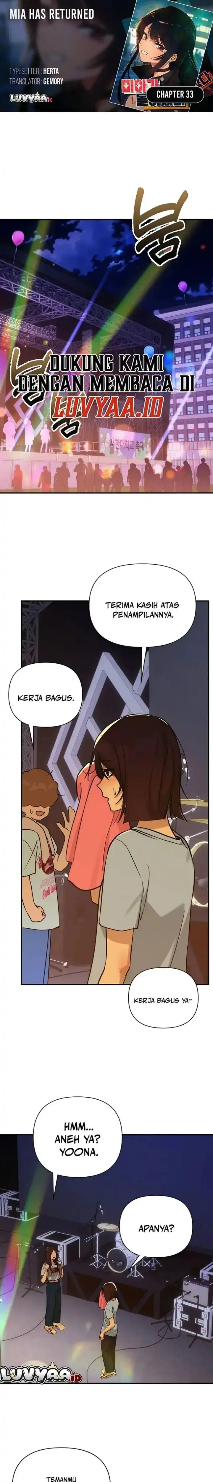 Mia Has Returned Chapter 33 halaman 1