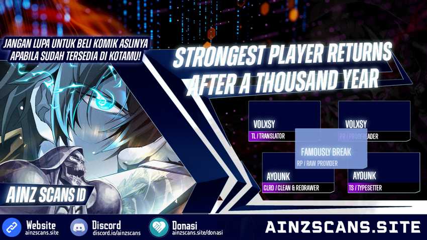 Strongest Player Returns After A Thousand Years Chapter 2 halaman 1