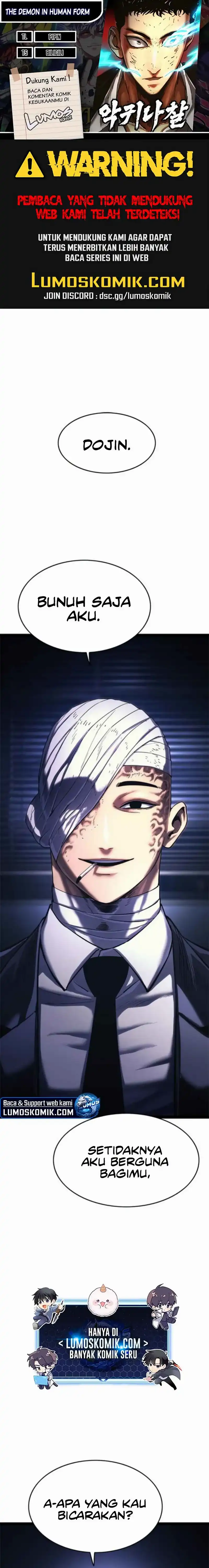 The Demon in Human Form Chapter 18 halaman 1